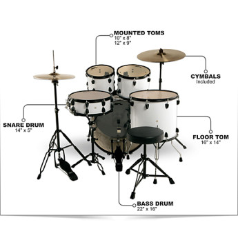 Sound percussion labs d4522wh kit 2